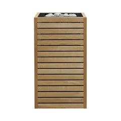 SAKSBY WHOLESALE Huum Core Thermo Aspen Wood Exterior Sauna Heater with 6.5kW and 10.5kW options, front view.