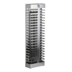 SAKSBY WHOLESALE Huum Steel Series Sauna Heater with UKU control, stainless steel wall mount, 3.5kW, and sauna stones.