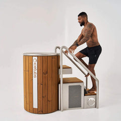 129675 Icetubs IceBarrel Thermowood And Fiberglass Cold Plunge Immersion Tub by Saksby Wholesale