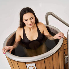 129675 Icetubs IceBarrel Thermowood And Fiberglass Cold Plunge Immersion Tub by Saksby Wholesale