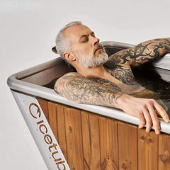 Icetubs IceBath Thermowood And Stainless Steel Cold Therapy Immersion Bath by Saksby Wholesale