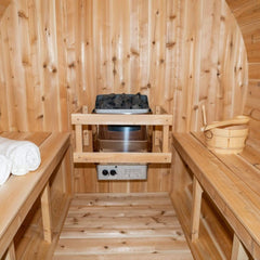Dundalk Leisurecra ft Harmony Barrel Sauna-3 Full Spectru 84-INCH 4-PERSON by SAKSBY WHOLESALE