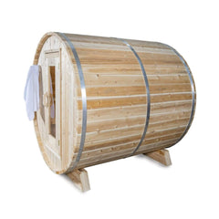 Dundalk Leisurecra ft Harmony Barrel Sauna-3 Full Spectru 84-INCH 4-PERSON by SAKSBY WHOLESALE