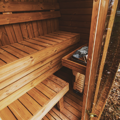 Mande Sauna MW12 ThermoWood for Your Perfect Backyard Retreat by Patio Elegance