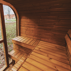 Mande Sauna MW12 ThermoWood for Your Perfect Backyard Retreat by Patio Elegance