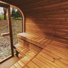 Mande Sauna MW12 ThermoWood for Your Perfect Backyard Retreat by Patio Elegance