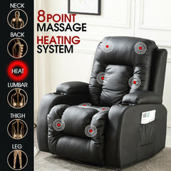 Levede Electric Massage Chair Zero Gravity Chairs Recliner Full Body by Trustymall