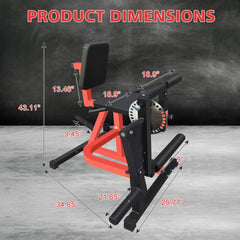 SAKSBY Wholesale Rovix Premium 3-in-1 Multi-Functional Adjustable Leg Extension and Curl Machine for lower body workouts