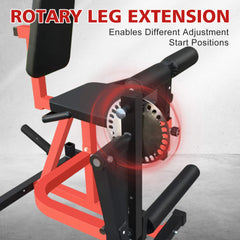 Rovix Premium 3-in-1 multi-functional adjustable leg extension and curl machine for lower body workouts by Saksby Wholesale