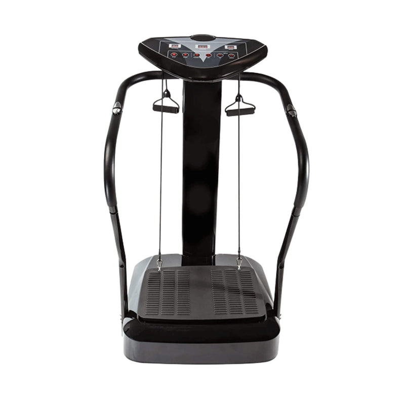 Front view of the SAKSBY WHOLESALE Rovix Premium Whole Body Vibration Plate Exercise Machine for fitness and muscle toning.