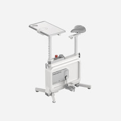 WalkingPad foldable exercise bike for under desk use, showing the compact design and adjustable seat in a product shot.