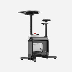 WalkingPad foldable exercise bike for under desk use, shown from a side view with adjustable resistance and compact design.