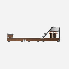WalkingPad WM10 Tri-fold Water Rowing Machine viewed from the side, showing its compact design and water resistance features.