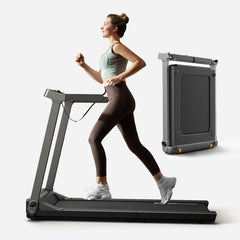 Blue WalkingPad Denise Austin 2.0 foldable treadmill by WalkingPad, shown in a compact, foldable design with a digital display.
