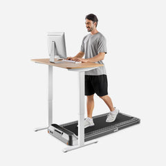 WalkingPad R2 Walk&Run 2-in-1 foldable treadmill for exercise and fitness, shown in a home or office setting