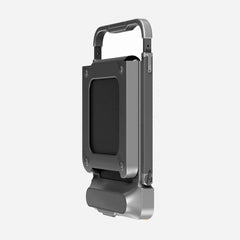 Vertical view of WalkingPad R2 Walk&Run 2-in-1 foldable treadmill for exercise and fitness, showing its sleek design and compact form.