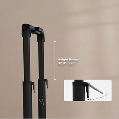 WalkingPad R3 hybrid foldable walking treadmill with handrails, compact and sturdy for home use.