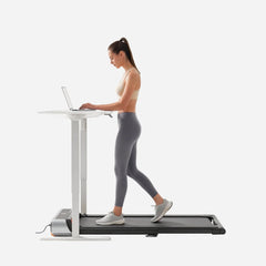 WalkingPad R3 Hybrid foldable walking treadmill for office use, compact design with digital display and adjustable speed.