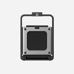 WalkingPad X21 double-fold treadmill in folded position, compact exercise and fitness equipment for home workouts.