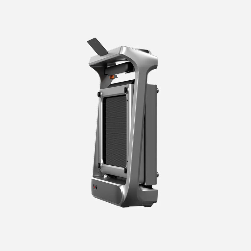 WalkingPad X218 foldable treadmill with side profile view, showing sleek design and compact structure for home exercise and fitness.