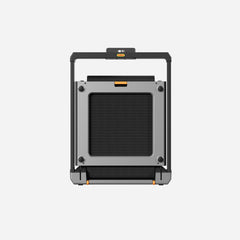 Front view of the WalkingPad X25 Double-Fold Running Treadmill, compact exercise and fitness equipment with a sleek design.