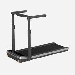 WalkingPad Z3 Hybrid+ foldable treadmill with handrails, designed for compact exercise and fitness at home.