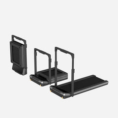 WalkingPad Z3 Hybrid foldable treadmill for exercise, shown unfolded and flat, featuring a sleek design for home fitness.