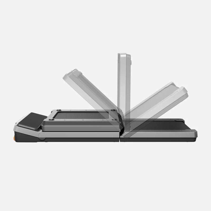 WalkingPad Z3 foldable treadmill for walking and exercise, shown folded on a white background. Compact fitness equipment by WalkingPad.
