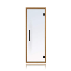Prosaunas 24x73 Thermo-Aspen sauna door by SAKSBY WHOLESALE with tinted glass, right-hinged, prehung for sauna rooms