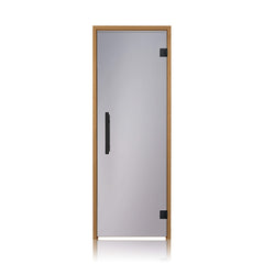 Prosaunas 24x81 Thermo-Aspen sauna door by SAKSBY WHOLESALE, with tinted glass and right hinge, designed for sauna installation.