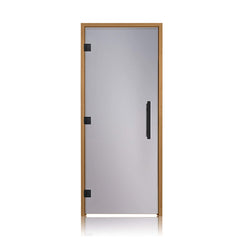 SAKSBY WHOLESALE Prosaunas 36x81 Thermo-Aspen sauna door with tinted glass, prehung, left-hinged for modern sauna installation.