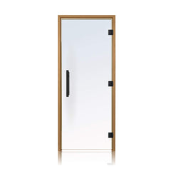 SAKSBY WHOLESALE Prosaunas 36x81 Thermo-Aspen clear ADA glass sauna door, right-hinged, with sleek modern design