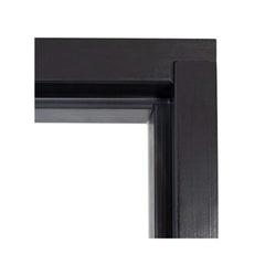 Prosaunas black alder clear ADA glass sauna door by SAKSBY WHOLESALE, 36x81 inches, with sleek glass and black alder frame