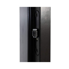 SAKSBY WHOLESALE Prosaunas 36x81 Black Alder ADA Glass Sauna Door with clear glass and roller latch