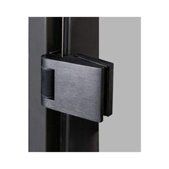 SAKSBY WHOLESALE black alder prehung ADA sauna door with tinted glass, 36x81 inches, featuring door clamp and modern design