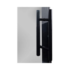 Black Alder Prosaunas 36x81 inch ADA prehung sauna door with tinted glass and handle by SAKSBY WHOLESALE