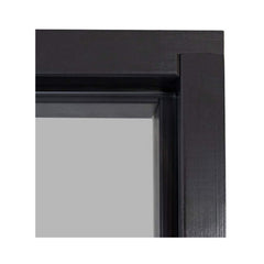 Prosaunas black alder tinted glass sauna door by SAKSBY WHOLESALE, 24x81 inch with sleek black frame and clear glass panel.