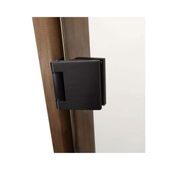 Prosaunas 24x73 Thermo-Aspen prehung clear glass sauna door by SAKSBY WHOLESALE with metal clamp and modern design.