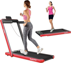 SP37914US-SL 2.25HP 2 in 1 Folding Treadmill by DirectDeals