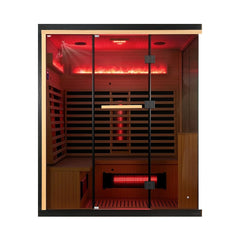 Rövia Ember 4-Person Full-Spectrum Infrared Sauna by SAKSBY WHOLESALE