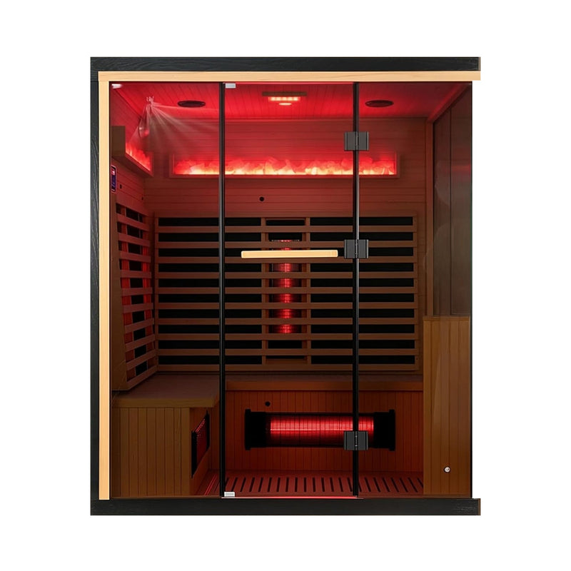 Rövia Ember 4-Person Full-Spectrum Infrared Sauna by SAKSBY WHOLESALE