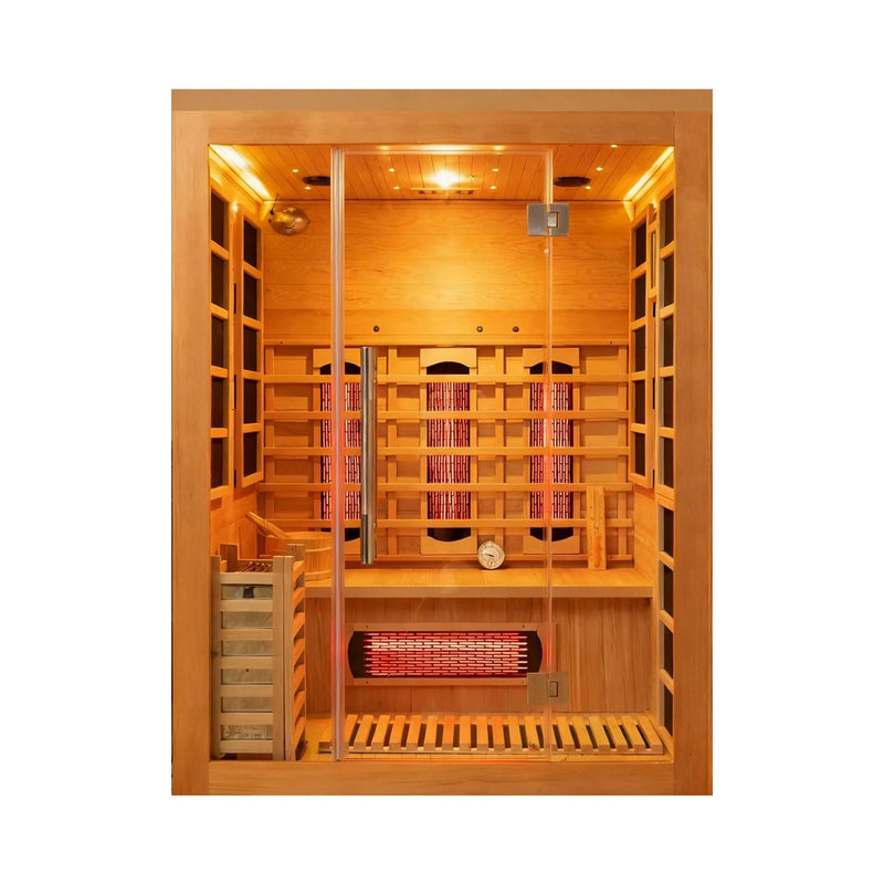 Rövia Aurora 3-Person Indoor Hybrid Sauna Room by SAKSBY WHOLESALE