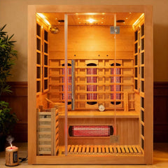 Rövia Aurora 3-Person Indoor Hybrid Sauna Room by SAKSBY WHOLESALE