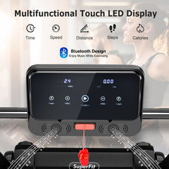 SP37610NY 2.25 HP Electric Motorized Folding Running Treadmill Machine by DirectDeals