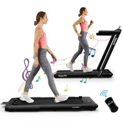 SP37914US-SL 2.25HP 2 in 1 Folding Treadmill by DirectDeals