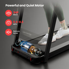 SP37860US-SL 3HP Folding Treadmill by:DirectDeals