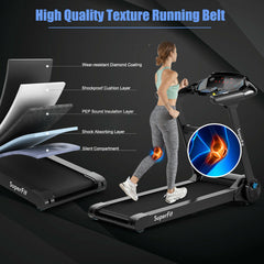 SP37546BK 2.25HP Folding Treadmill by DirectDeals
