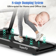 SP37546BK 2.25HP Folding Treadmill by DirectDeals