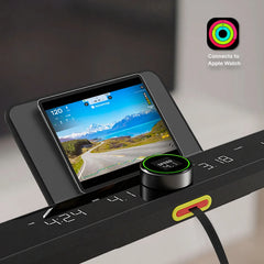 WalkingPad X21 Double-Fold Treadmill for exercise and fitness, shown in a home gym setting with digital display and foldable design.