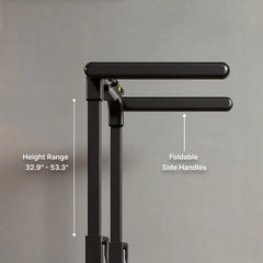 WalkingPad Z3 Hybrid foldable treadmill with phone holder, designed for home exercise and fitness routines.